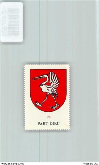 1635 La Tour-de-Trême La Part-Dieu - Vignette Wappen Kaffee Hag ca 1920-... - 10407963