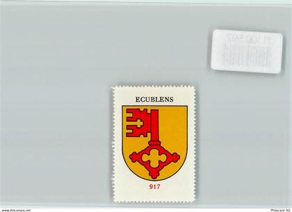 1673 Ecublens FR - Vignette Wappen Kaffee Hag ca 1920-1940 - 11100597