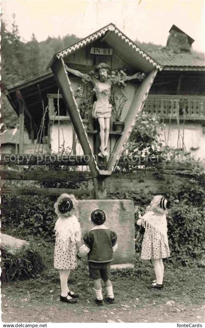 Grandvillard La Gruyere FR INRI Kreuz