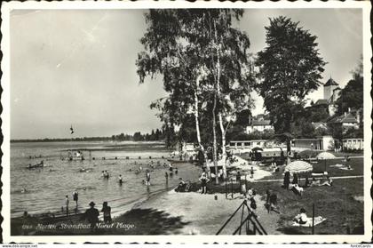 Murten Morat Strandbad Morat Plage Turm