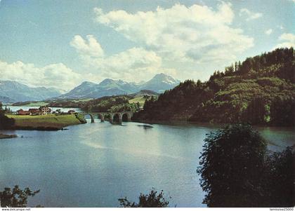 SUISSE pont de corbières le lac de la gruyère