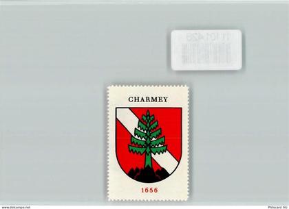 1637 Charmey (Gruyère) - Vignette Wappen Kaffee Hag ca 1920-1940 Charmey... - 11101426