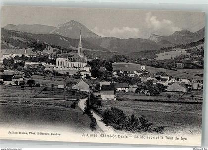 1618 Châtel-St-Denis Foto AK Kirche - 38211514