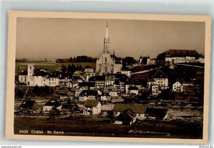 1618 Châtel-St-Denis Foto AK Kirche - 38216746