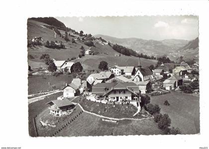 cpsm - Suisse - CRESUZ - en avion au dessus de ... FR 977 perrochet - LE VIEUX CHALET