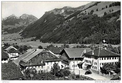suisse - fribourg  -ref B759- grandvillard -haute gruyere - hotel du vanil noir   - carte bon etat -