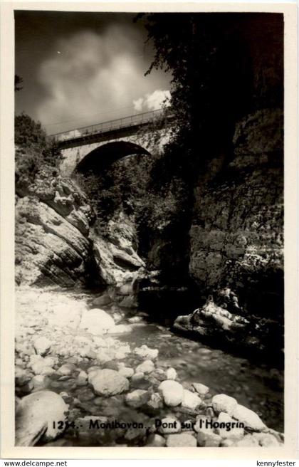Montbovon - Pont sur l Hongrin
