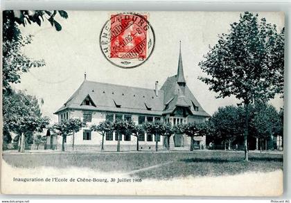 1225 Chêne-Bourg Villette GE 1909 - Inauguration de l Ecole - 10592479