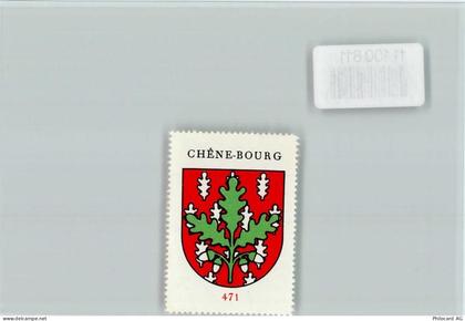 1225 Chêne-Bourg Villette GE - Vignette Wappen Kaffee Hag ca 1920-1940 C... - 11100811