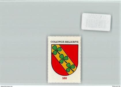 1245 Collonge-Bellerive - Vignette Wappen Kaffee Hag ca 1920-1940 Collog... - 11100659