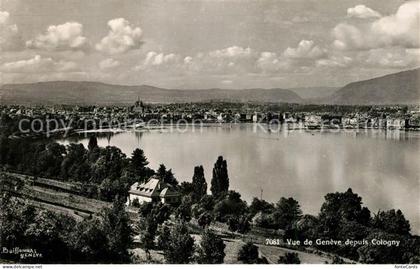 Geneve GE Vue depuis Cologny