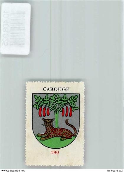 1227 Carouge GE La Praille - Vignette Wappen Kaffee Hag ca 1920-1940 Joh... - 10408925