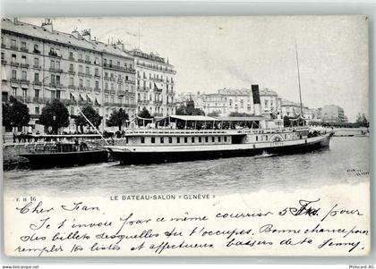 1200 Genève Genf 1904 - Salondampfer Geneve - 39409731
