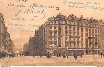 Suisse - GENÈVE - Hôtel Suisse Schweizerhof - Ed. W. Driestmann