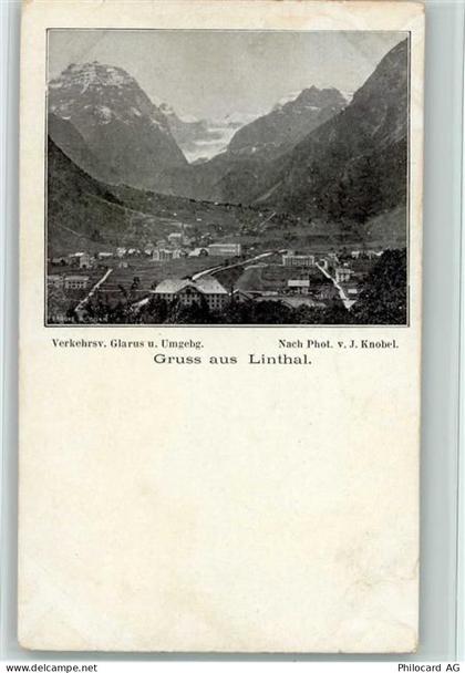 8783 Linthal - Verkehrsv. Glarus und Umgebung Gruss aus Linthal - 11084566