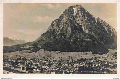 GLARUS Glaris GL Panorama mit Glaernisch
