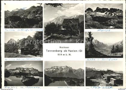 Haslen GL Kurhaus Tannenberg Bergsee Alpenpanorama