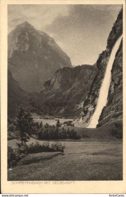 Linthal Glarus Linthal [Handschriftlich] Schreyenbach Selbsanft