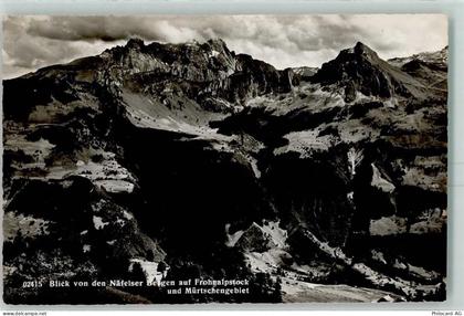 8867 Niederurnen - Blick von den Näfelser Bergen auf Frohnalpstock und M... - 10391560