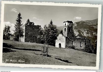 7411 Sils im Domleschg Foto AK Burg Ruine Hohen Rätien - 38023692