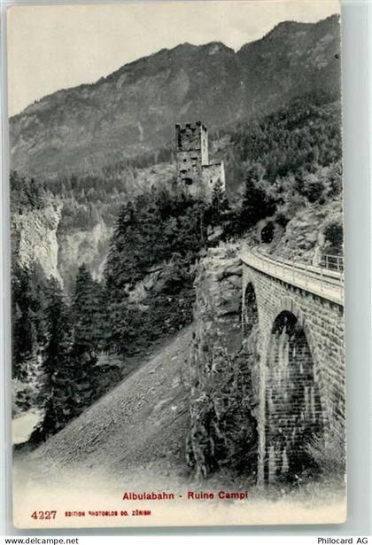7411 Sils im Domleschg - Ruine Campi Albulabahn - 39376031