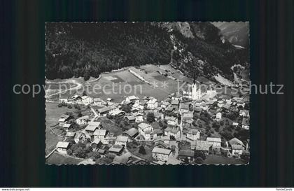 Alvaneu Dorf Fliegeraufnahme Albulatal