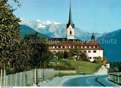 Cazis Frauenkloster St Peter und Paul mit Ringelspitze