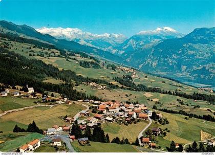 Flerden GR am Heinzenberg mit Ringelspitz Fliegeraufnahme