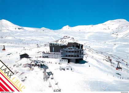 Flims Dorf Crap Sogn Gion Zentrum der weissen Arena von Flims Laax Falera Sommer