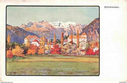 Fuerstenau Domleschg Hinterrhein GR Panorama