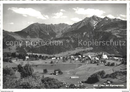 Laax Gesamtansicht mit Signinagruppe See