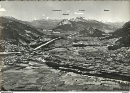 Landquart Fliegeraufnahme x 1965