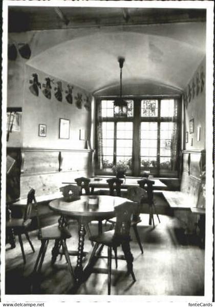 Maienfeld Schloss Brandis ungelaufen ca. 1965