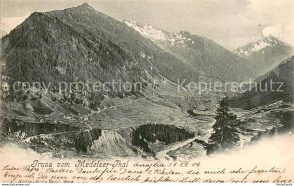 Medels Rheinwald GR Medelser Thal Panorama