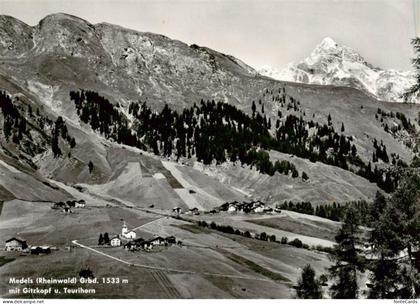 Medels Rheinwald GR mit Gitzikopf und Teurihorn