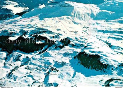 Piz Mundaun Fliegeraufnahme Cuolm Sura