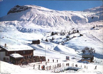 Piz Mundaun Skigebiet Berggasthaus Cuolm Sure