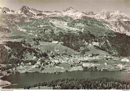 St Moritz  SANKT MORITZ GR Dorf mit Corvigliabahn