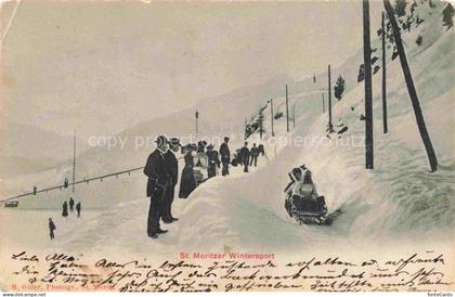 St Moritz  SANKT MORITZ GR Wintersport Rodeln