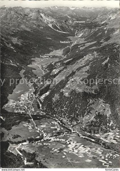 Sta Maria Muestair Muenstertal Valchava Fuldera Tschierv Ofenpass