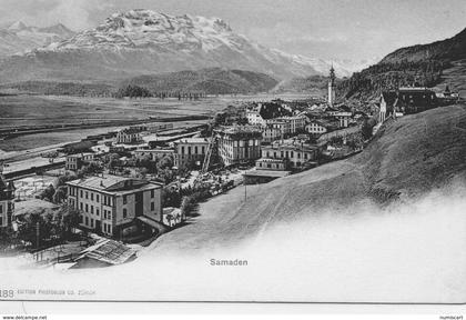 Suisse GR Grisons Samaden belle vue de la Ville
