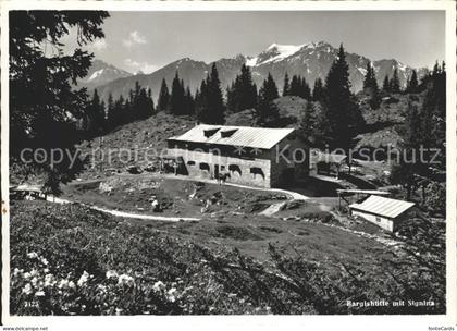 Trin Bargishuette mit Signina