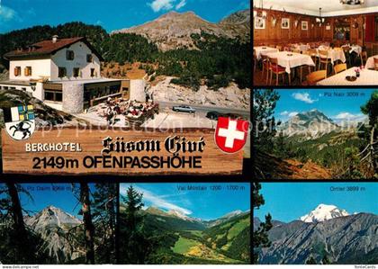 Tschierv Berghotel Suesom Give Ofenpasshoehe Ortler Val Muestair