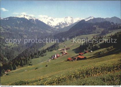 Valzeina mit Hochwanggruppe