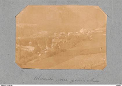SUISSE  -  Cliché Albuminé en 1904  -  ALVANEU  -  Vue Générale  -  Voir description