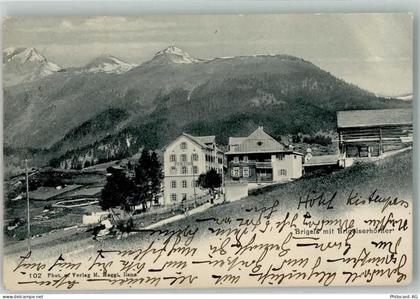 7165 Breil Brigels 1907 Foto AK Brigelserhörner - 14001208