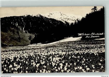 7270 Davos Platz Foto AK Winterabschied Foto Casper - 39694768