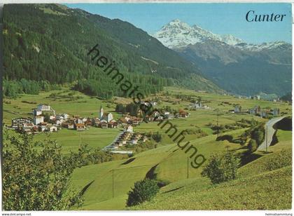 Cunter - Oberhalbstein mit Piz d' Err - Verlag Furter Davos-Platz
