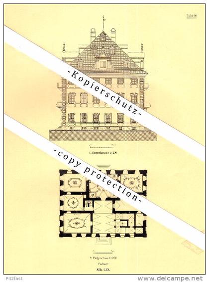 Photographien / Ansichten , 1925 , Sils im Domleschg , Prospekt , Architektur , Fotos !!!