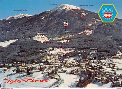 carte postale Suisse Igis station Olympique Innsbruck 1976  très beau plan